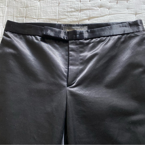 Banana Republic Satiny Black Dress Pant Trouser Size 4 - Picture 6 of 6